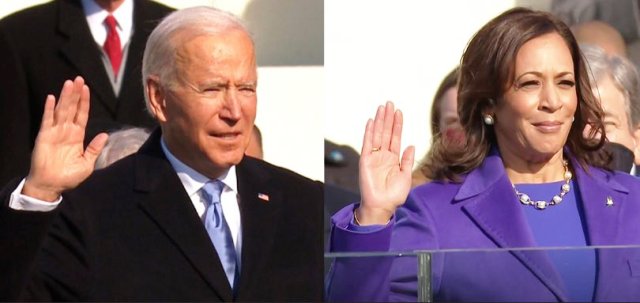 Joe Biden sworn in as 46th US President, Kamala Harris as 49th VP ...