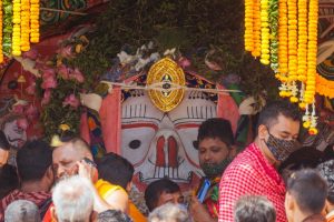 Lord Balabhadra's Chariot, Taladhwaj reaches Gundicha temple