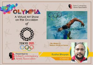 Odisha Artists's Paintings Showcased At Tokyo Olympics