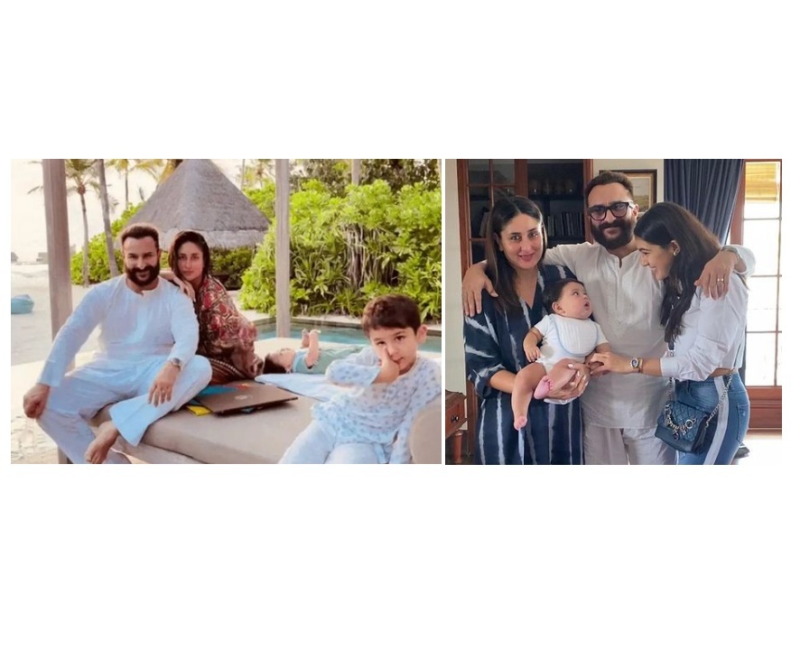 Happy Birthday Saif Ali Khan Wife Kareena Daughter Sara Post Adorable