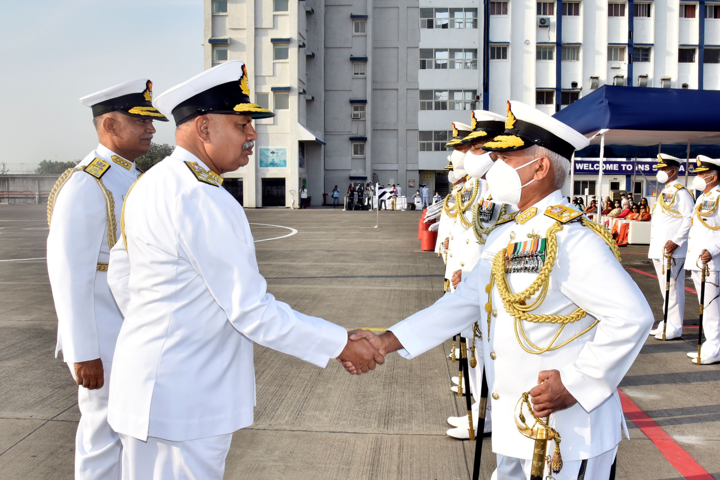 Vice Admiral Ajendra Bahadur Singh Takes Over As Flag Officer Commanding In Chief Western Naval 