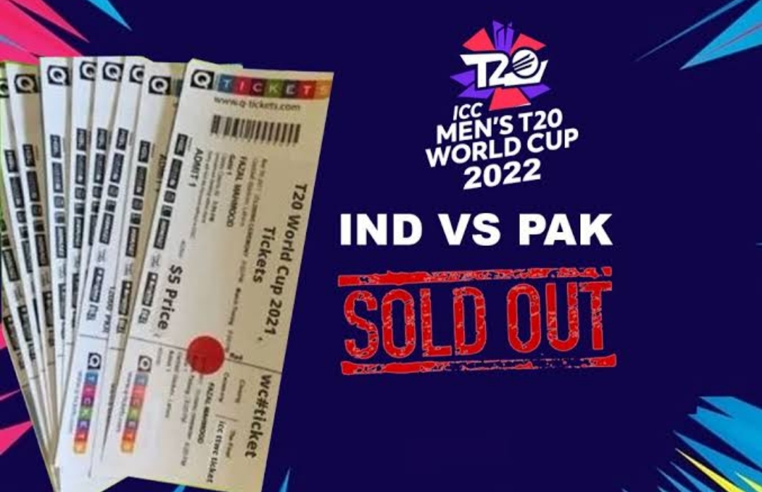 India vs Pakistan T20 World Cup 2022 match tickets sold out