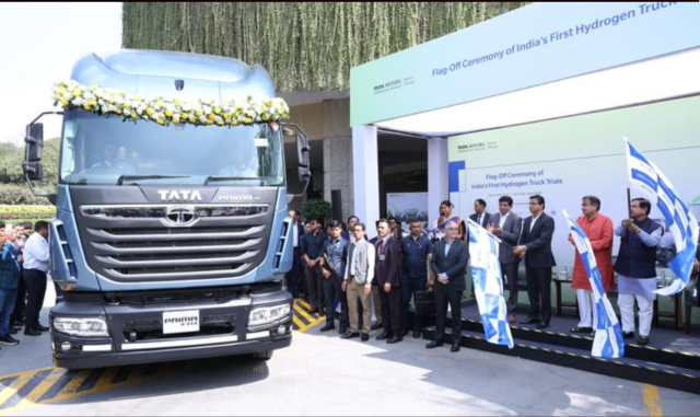 Tata Motors Launches Hydrogen-Powered Trucks in New Delhi