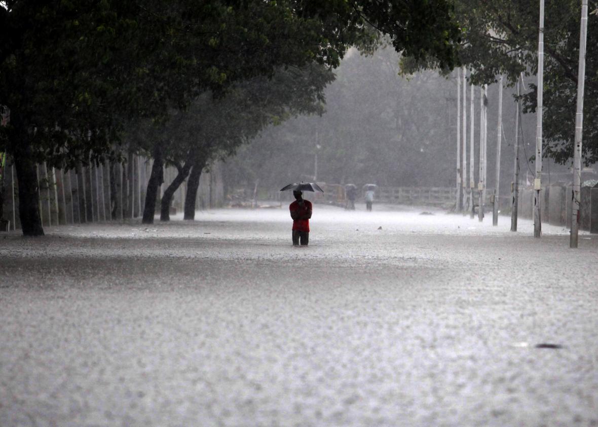 Chennai receives record downpour