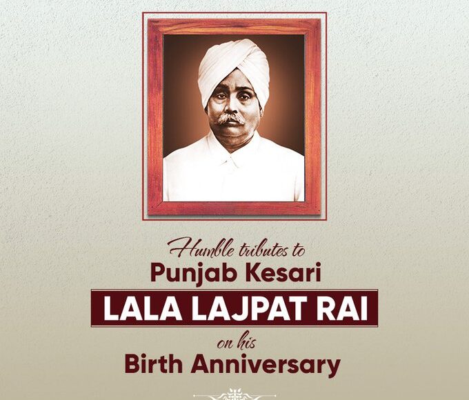 Naveen remembers Punjab Kesari Lala Lajpat Rai on his birth anniversary ...