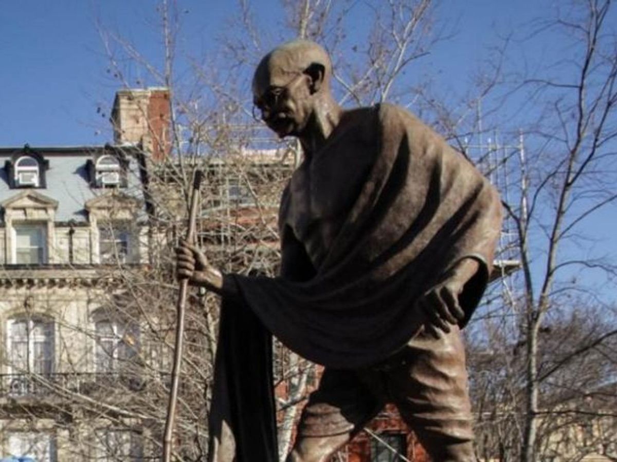 Gandhi statue vandalisation