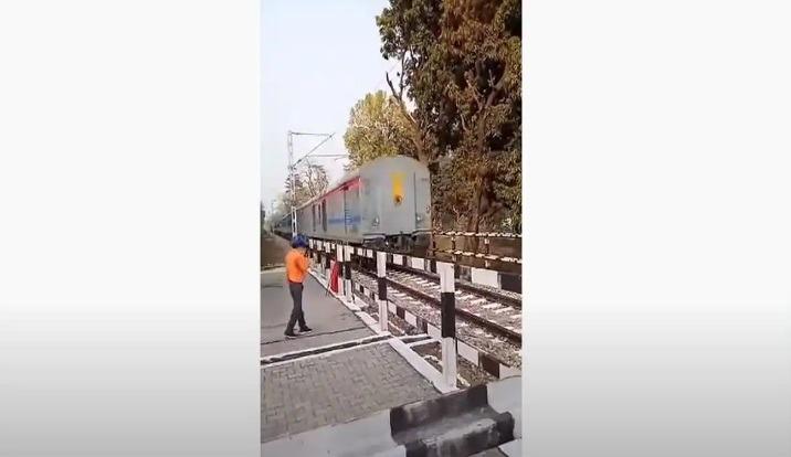 Train Runs In Reverse Direction