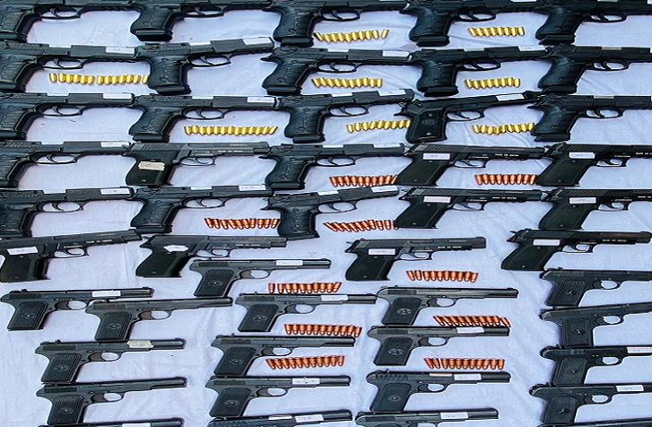 Suspected Militant Nabbed By Punjab Police, Huge Cache Of Foreign-Made Pistols Seized