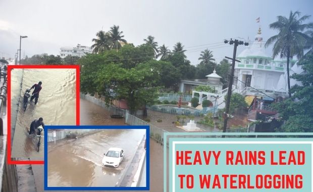 Heavy Showers Leave Parts Of Odisha Capital Flooded