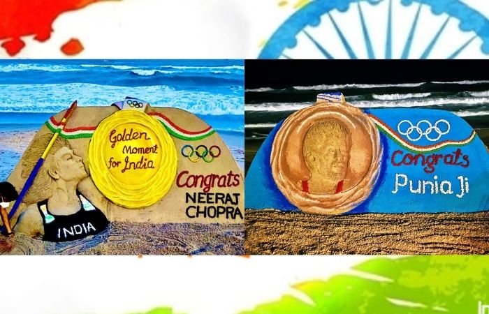 Sudarshan Pattnaik Pays Tribute To Olympic Medalists Neeraj Chopra, Bajrang Punia