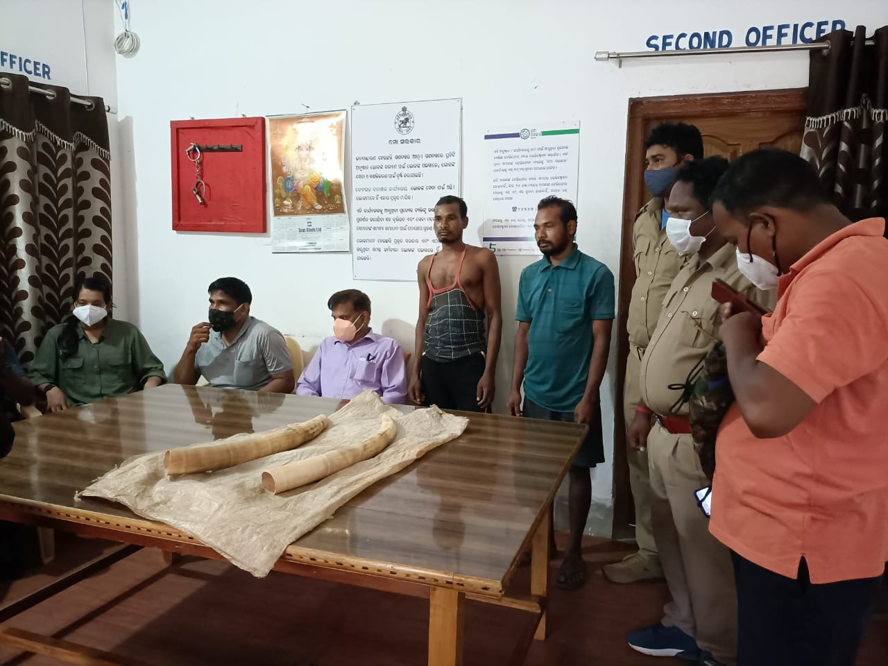 Ivory Smuggling Racket Busted In Deogarh, Two Held