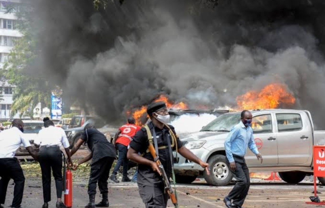 blasts rock Uganda’s capital