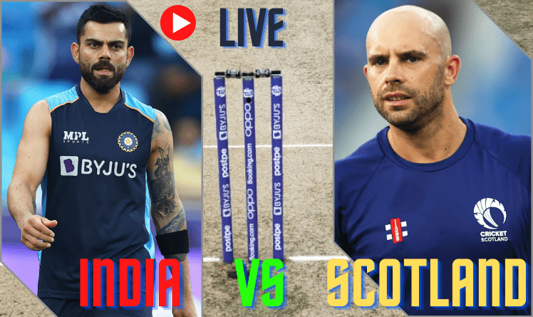 India vs Scotland, T20 World Cup 2021 Live
