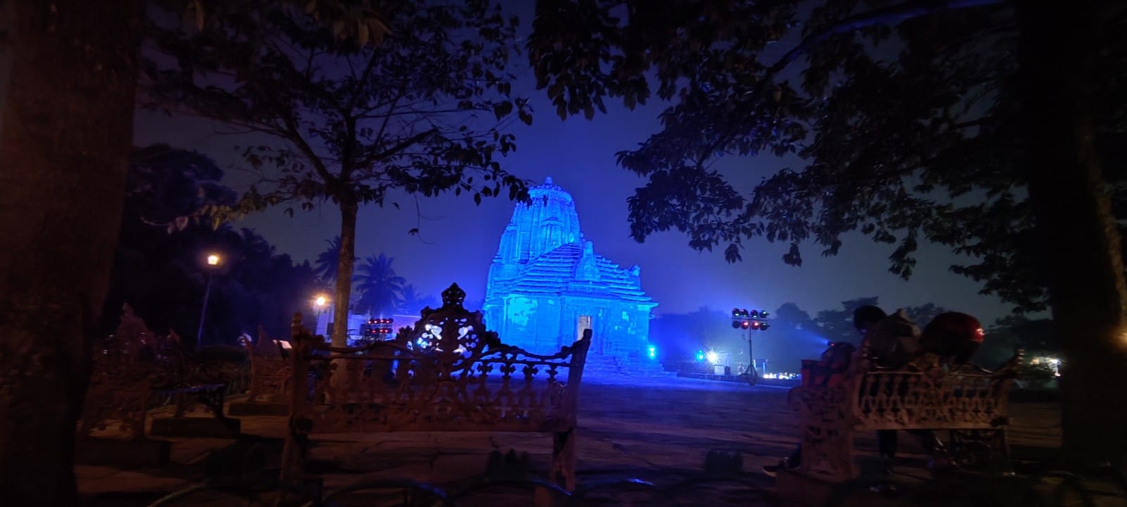 Smart City illuminates Rajarani Temple