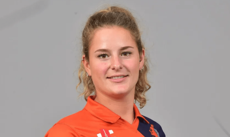 Netherlands bowler Robine Rijke