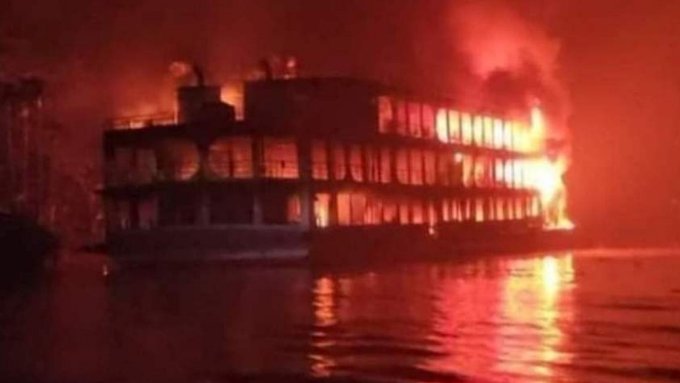 Bangladesh ferry blaze