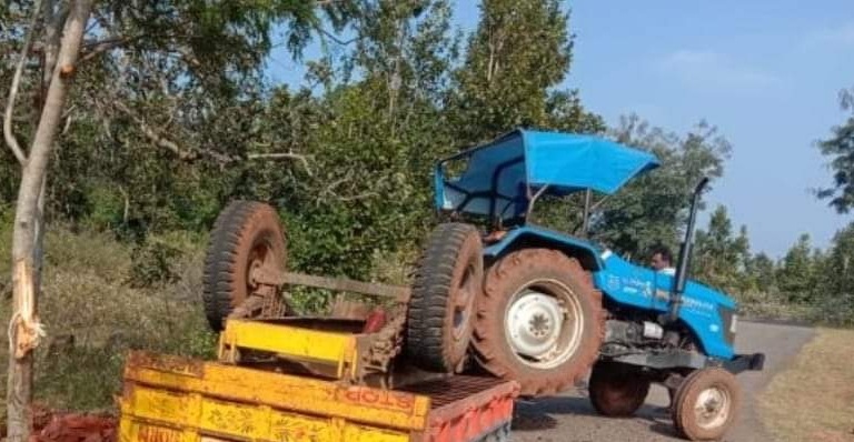 Tractor Overturns