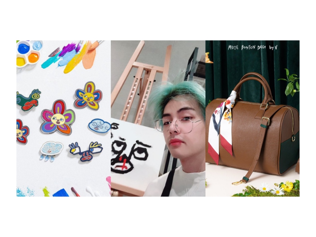 BTS V TODAY ! Cool and classic style, Kim Taehyung's bag makes you fail to  focus 