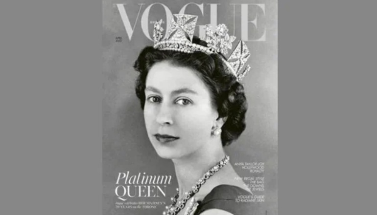 British Vogue Puts Queen Elizabeth On Cover To Mark Platinum Jubilee