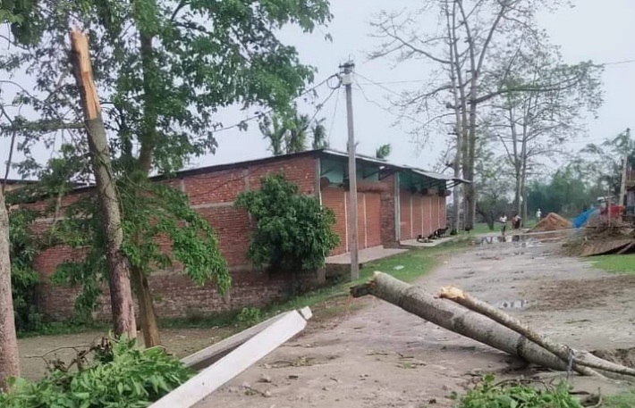 Lightning Storm Hits Assam