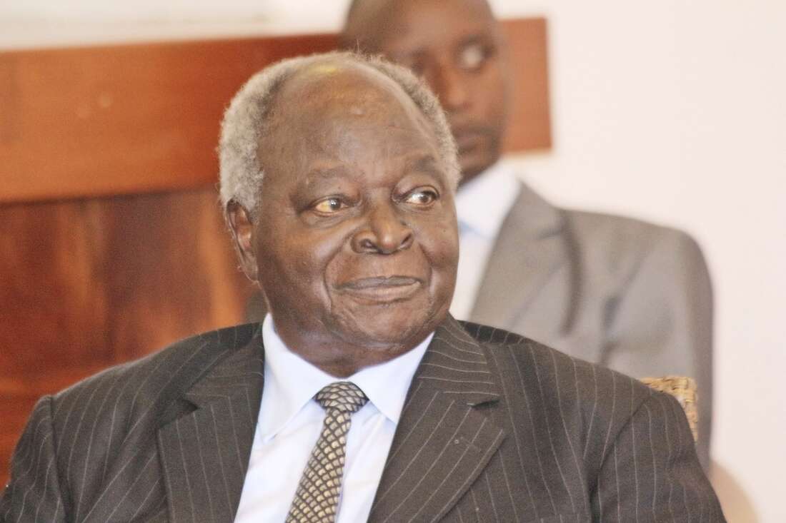 Former Kenya's president Mwai Kibaki