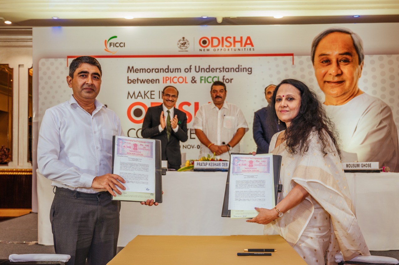 FICCI Becomes National Industry Partner For Make In Odisha Conclave 2022, MoU Inked With IPICOL