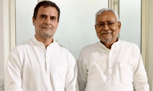 Nitish Kumar Meets Rahul Gandhi