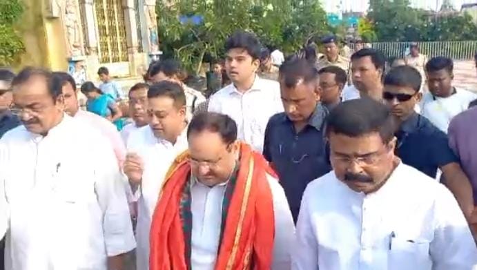 BJP national president JP Nadda visits Puri Srimandir; seeks blessings ...