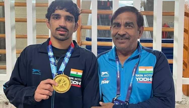 Aman Sehrawat becomes first Indian wrestler to win gold at U-23 World ...