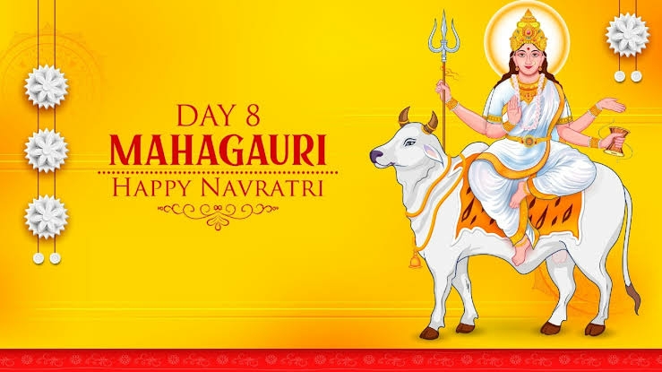 Navratri Day 8 Who Is Maa Mahagauri Know The Significance Pragativadi Odisha News 3097