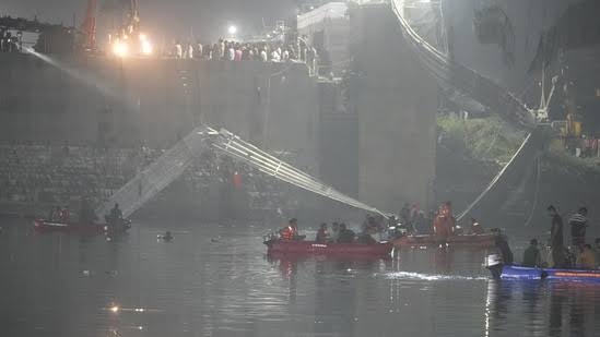 Gujarat: Morbi Suspension Bridge Collapse Death Toll Rises; More Bodies ...