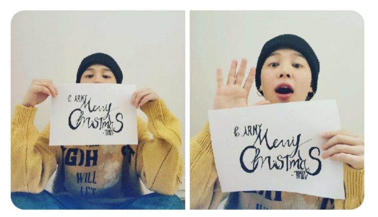 Jimin BTS merindukan Jin di hari Natal, membagikan catatan tulisan tangan untuk ARMY