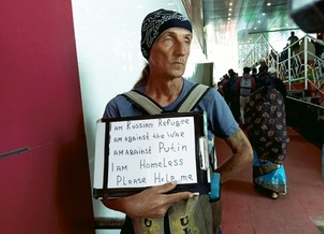 Russian refugee