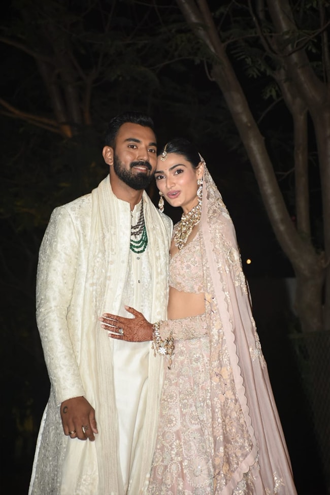 In Pics: Athiya Shetty-KL Rahul Make First Appearance As Newly Wedded ...