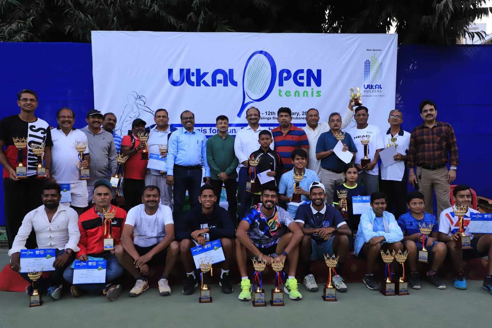 Kabir Hans wins double crown in Utkal Open2023 tennis tournament in