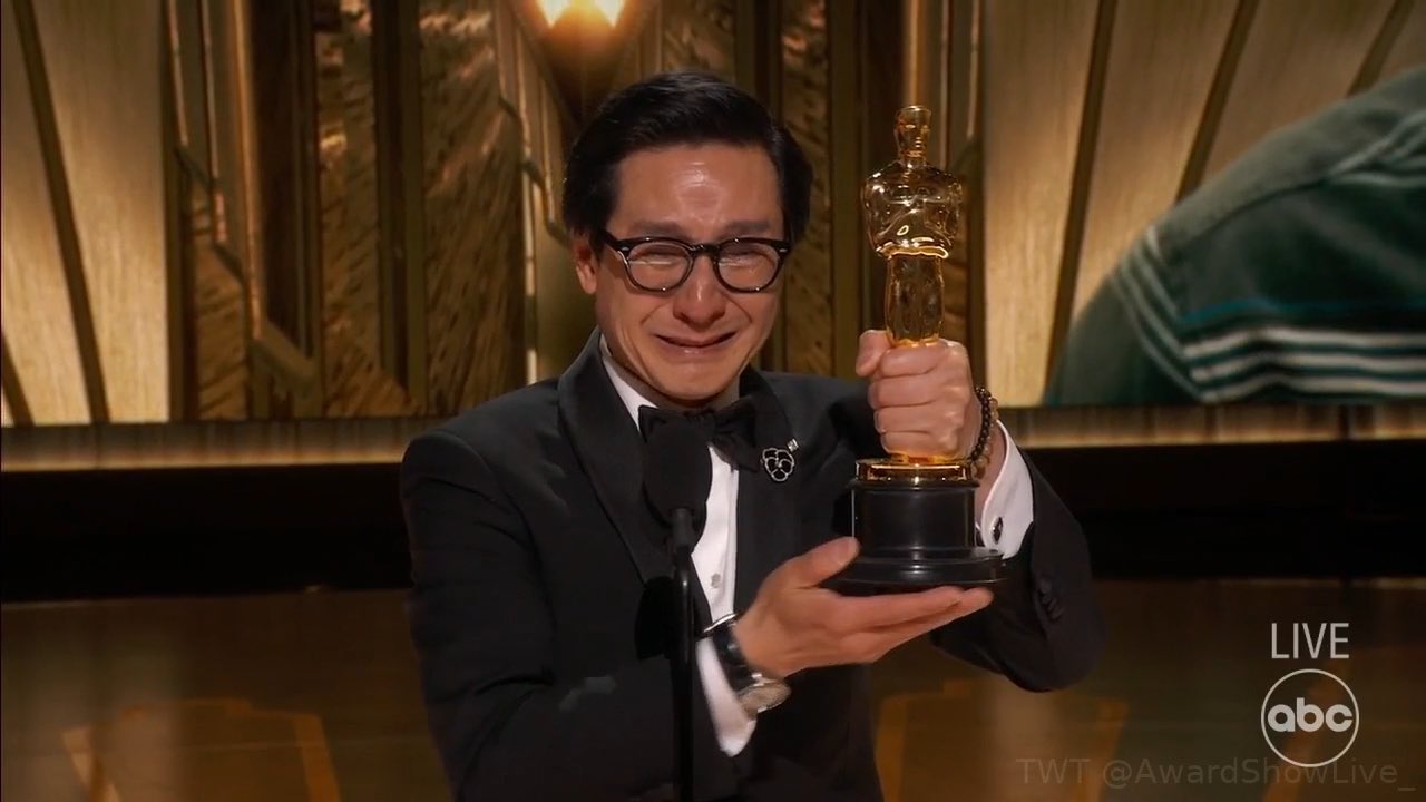 Ke Huy Quan Wins Best Supporting Actor Oscar: ‘This Is the American Dream!’