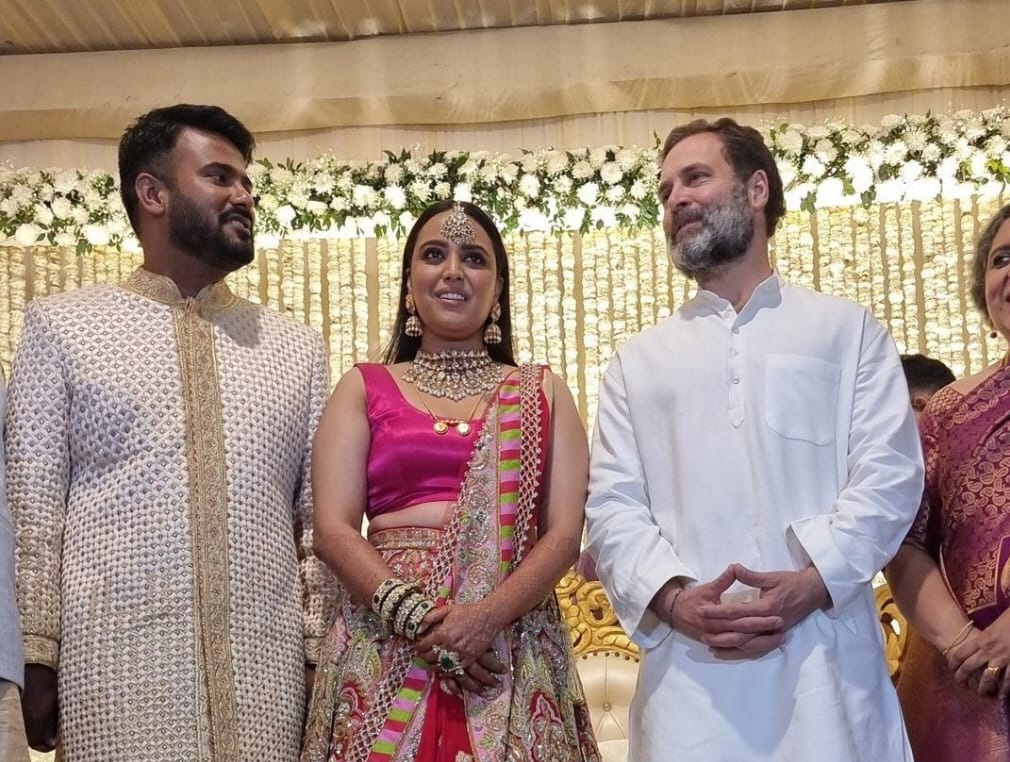 Rahul Gandhi attends Swara Bhasker, Fahad Ahmad's wedding reception