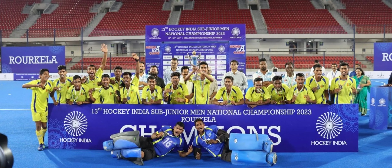 We are happy to retain the title and return home with Gold Medal: UP ...