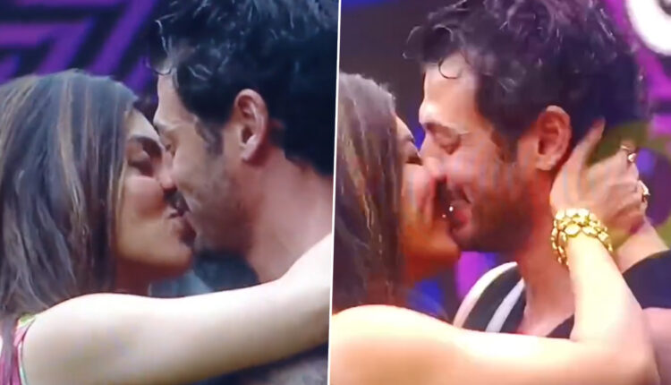 Bigg Boss Ott 2 Akanksha Puri Jad Hadid Engage In 30 Second Lip Kiss Pragativadi 2858