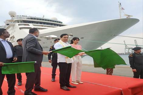 India's first international cruise vessel