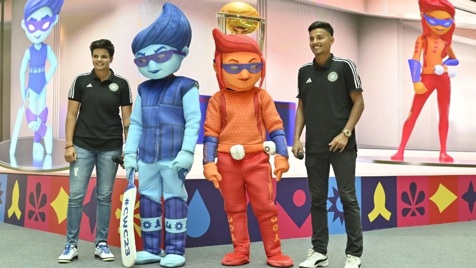 world cup cricket 2023 mascot