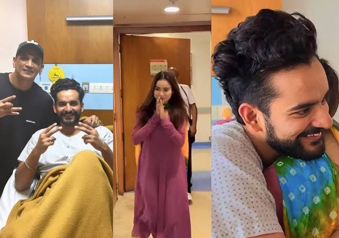 Manisha Rani And Prince Narula Visit Bigg Boss Ott S Abhishek Malhan In The Hospital