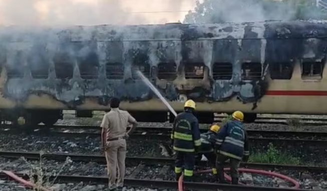 Madurai Train Fire: Bodies Of Pilgrims Arrive In UP