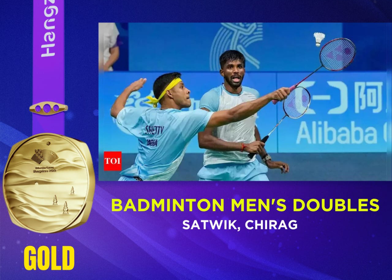 Asian Games Badminton final India's SatwikChirag pair clinch historic