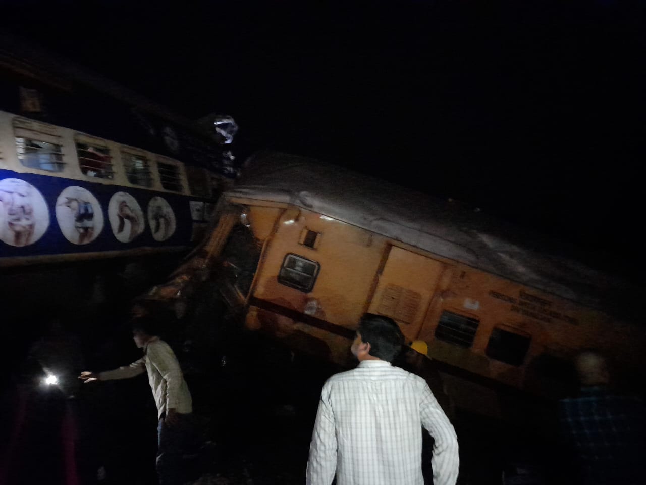 Trains Collide in Vizianagaram