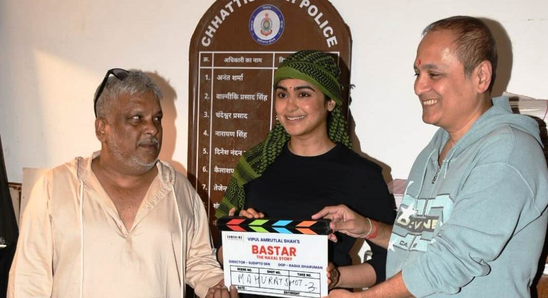 Vipul Amrutlal Shah, Sudipto Sen, and Adah Sharma commence shoot of  'Bastar: The Naxal Story', Pragativadi