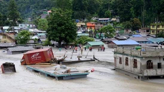 flood-hit Sikkim