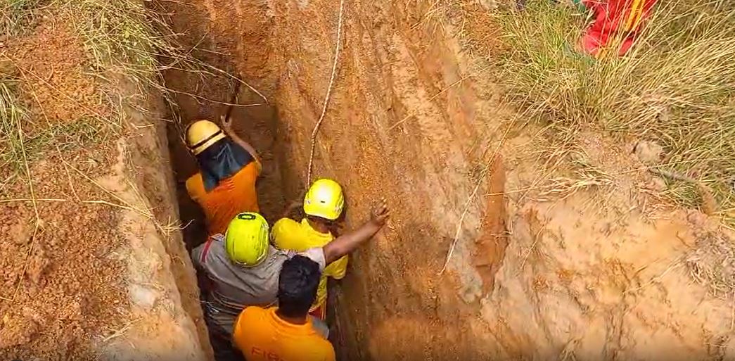 woman died after falling into a borewell
