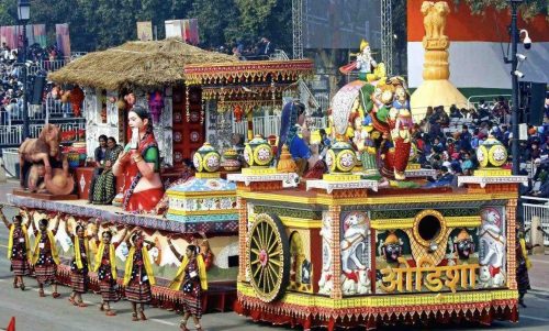 Odisha's Tableau Rolls Down Kartavya Path On 75th Republic Day In New Delhi - Pragativadi