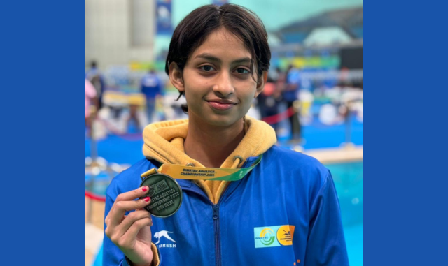 Odisha’s swimming prodigy Mannata Mishra clinches her first ...